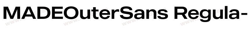 MADEOuterSans Regula字体转换 MADEOuterSans Regula字体转换